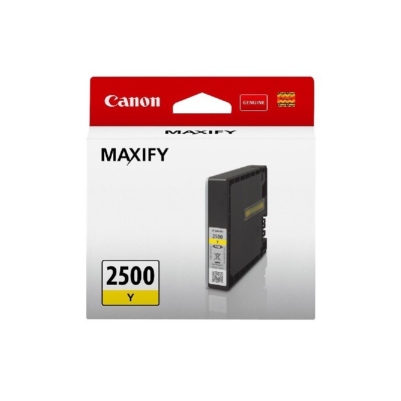 Cartouche jet d'encre Canon PGI-2500Y - Jaune