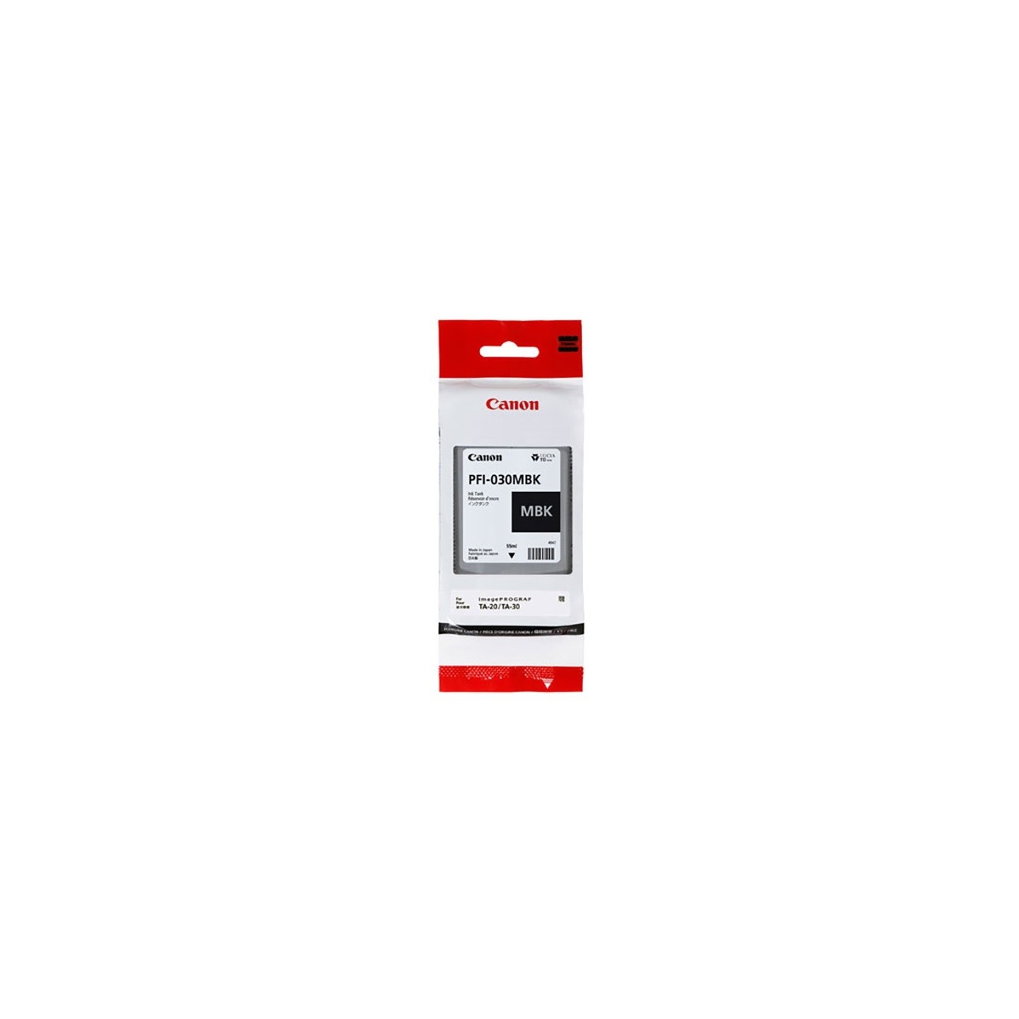 Cartouche noire mate Canon pour imagePROGRAF TA-30... (PFI-030MBK)