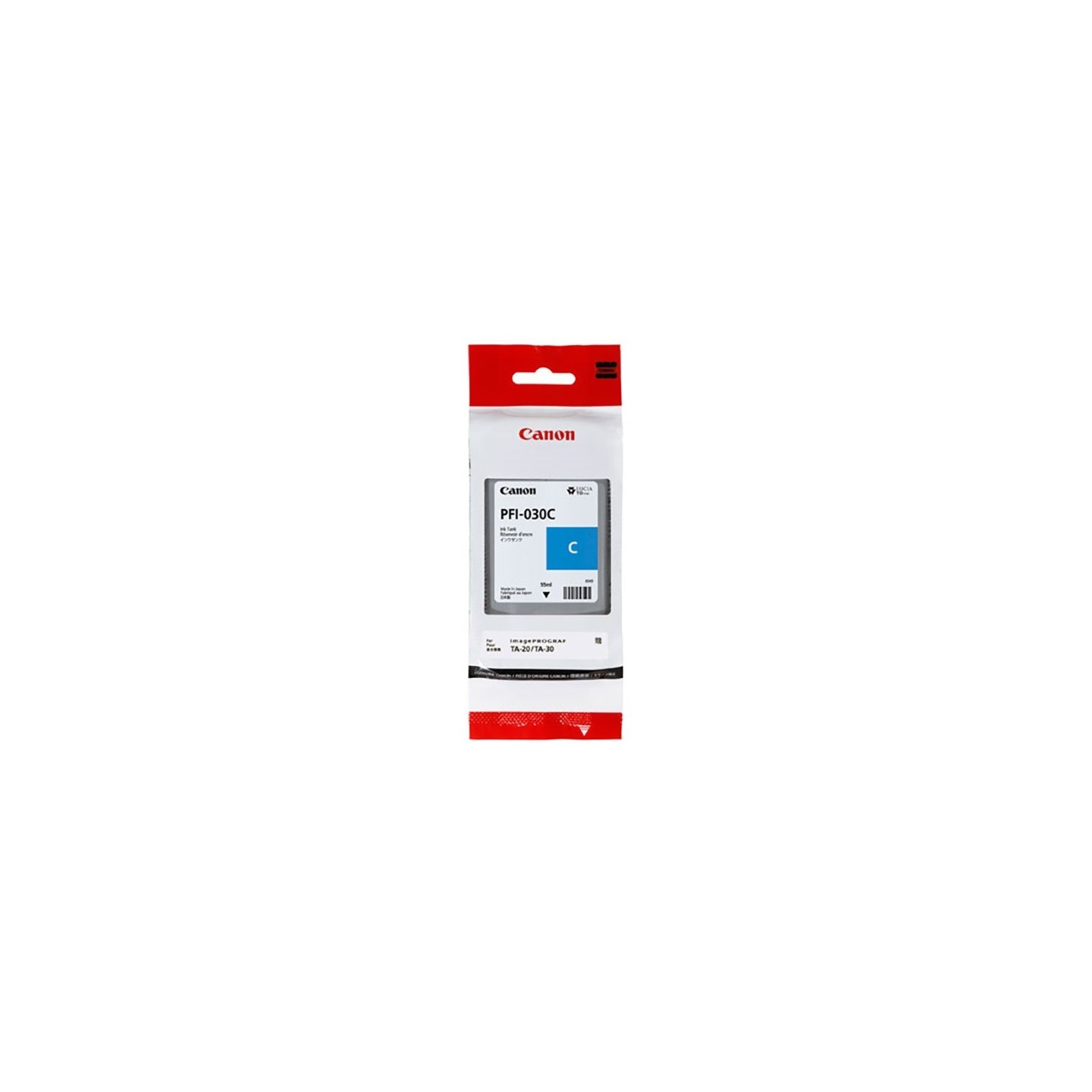 Cartouche Cyan Canon pour imagePROGRAF TA-30... (PFI-030C)