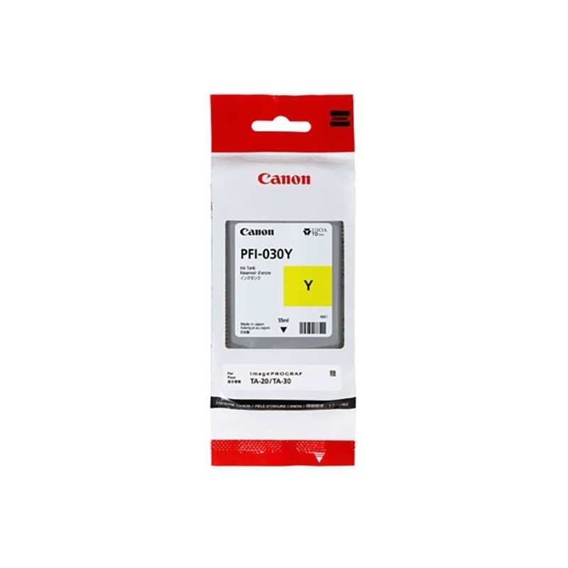 Cartouche Jaune Canon pour imagePROGRAF TA-30... (PFI-030Y)