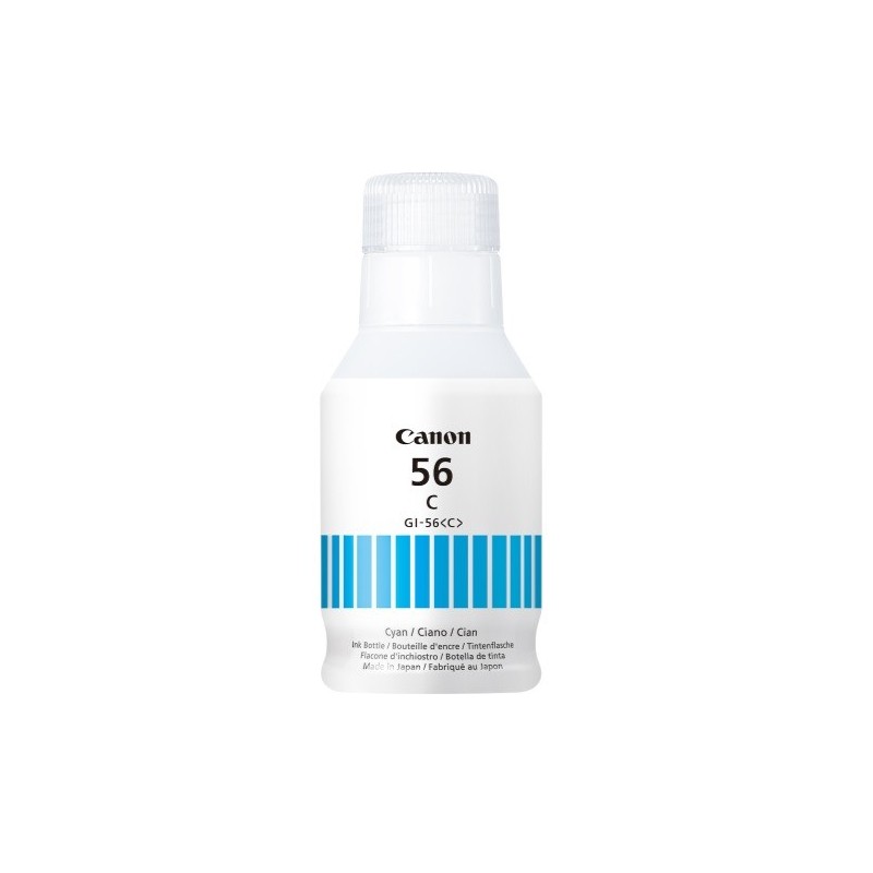 Cartouche d'encre Cyan Canon GI-56C pour MAXIFY GX6050...