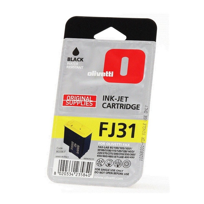 Cartouche d'encre Olivetti FJ31 noire, Toner Express : achat en ligne de Cartouche d'encre Olivetti FJ31 noire pour imprimante