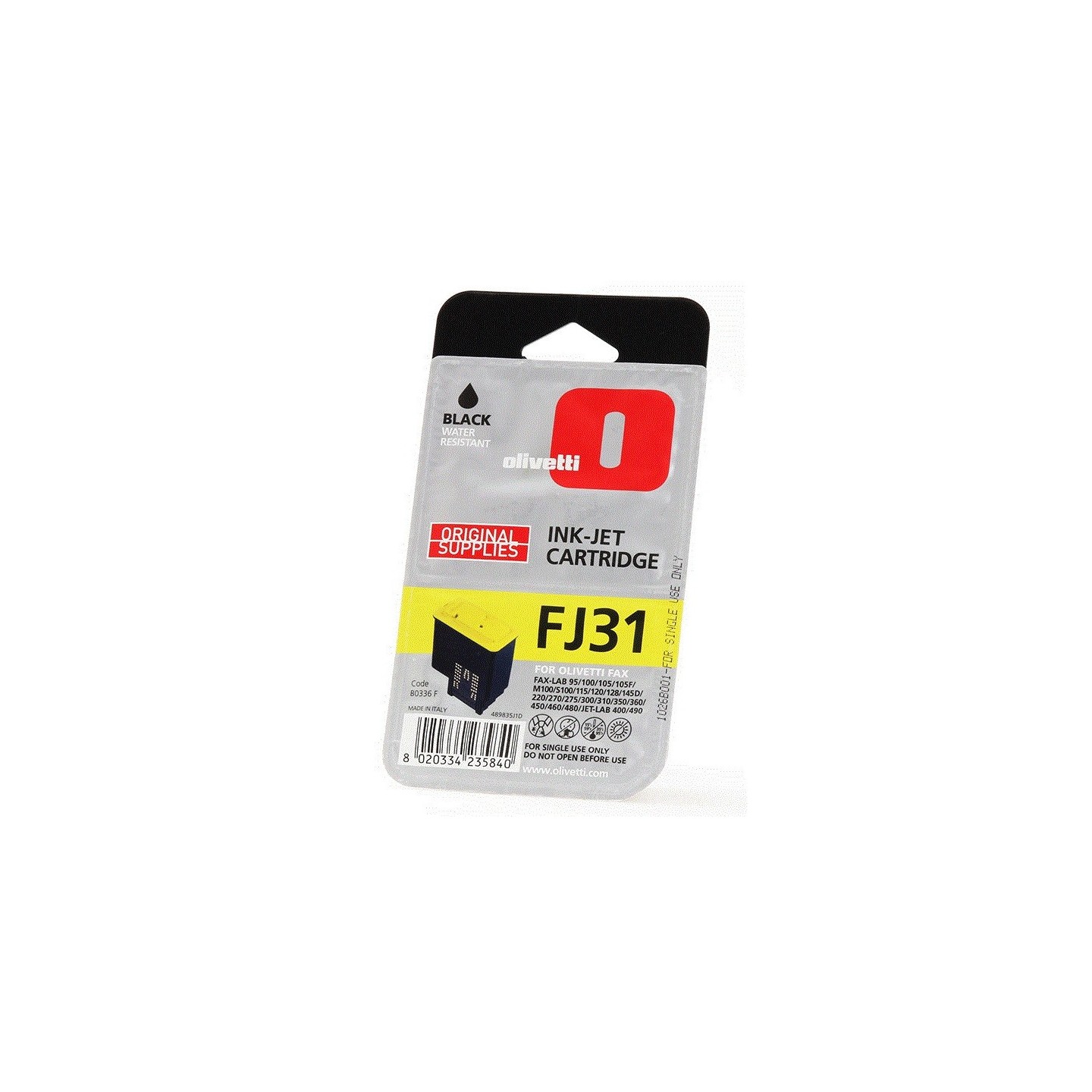 Cartouche d'encre Olivetti FJ31 noire, Toner Express : achat en ligne de Cartouche d'encre Olivetti FJ31 noire pour imprimante