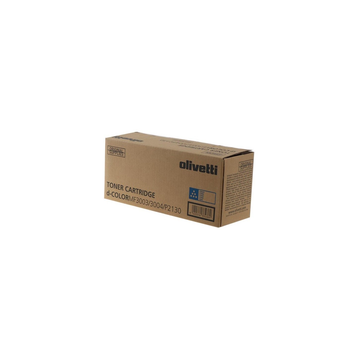 Toner Cyan Original Olivetti pour D-Color MF3003 / P2130