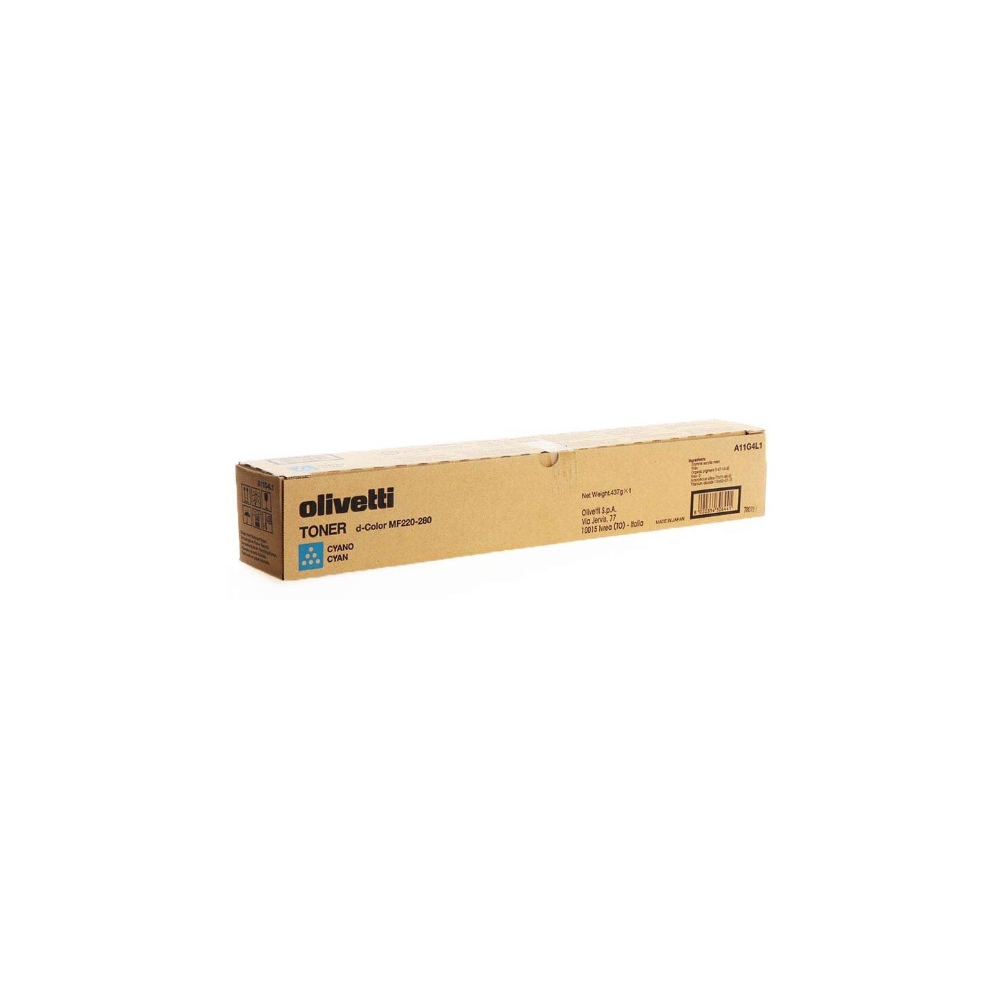 Toner cyan Olivetti pour d-color MF220 / MF280, Toner Express : achat en ligne de Toner cyan Olivetti pour d-color MF220