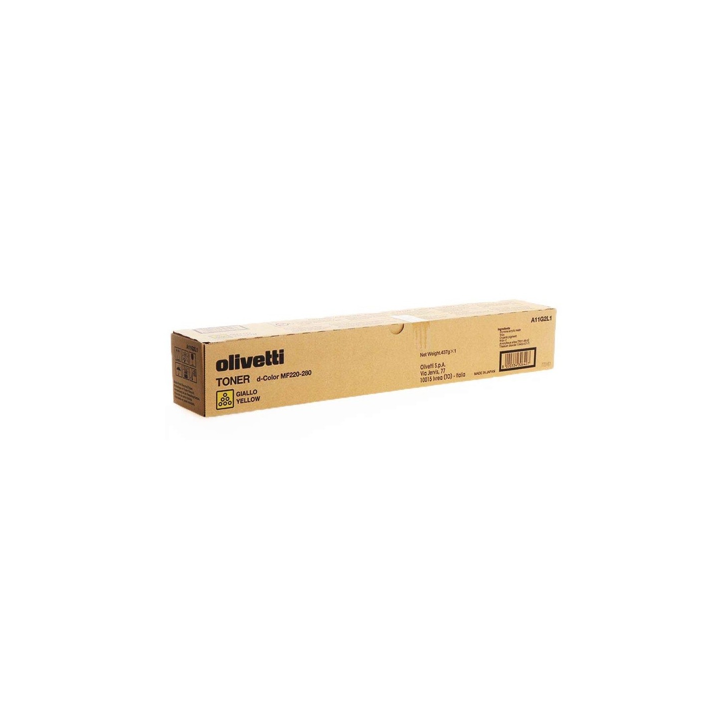 Toner jaune Olivetti pour d-color MF220 / MF280, Toner Express : achat en ligne de Toner jaune Olivetti pour d-color MF2