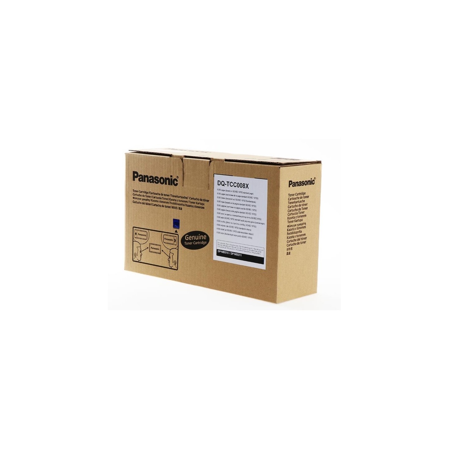 Toner Noir Panasonic pour Workio DP-MB310, MB311