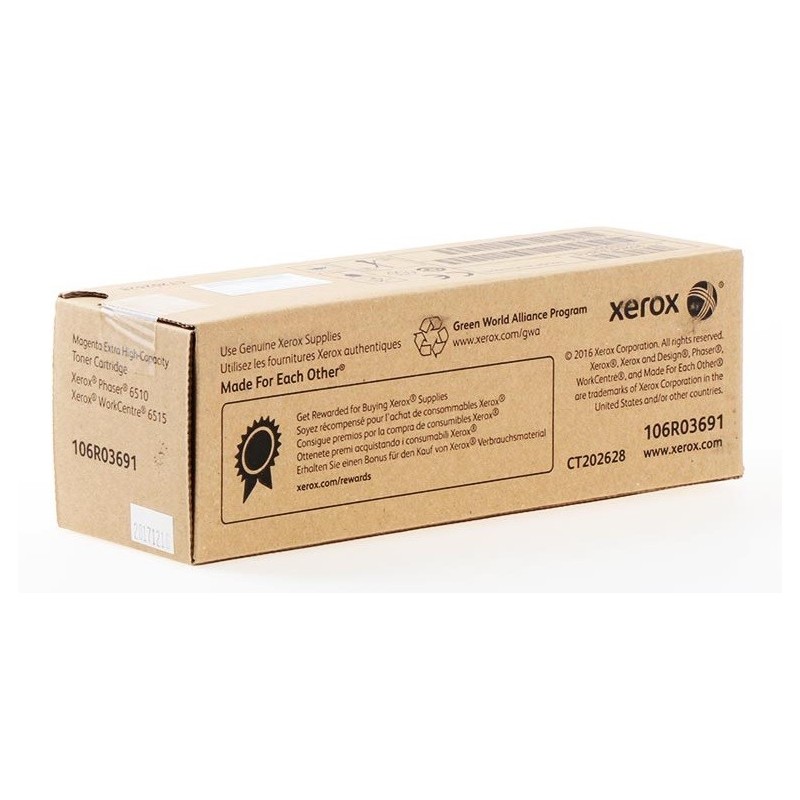 Cartouche de toner Magenta Xerox PHASER 6510 / WORKCENTRE 6515 très grande capacité (4 300 pages)