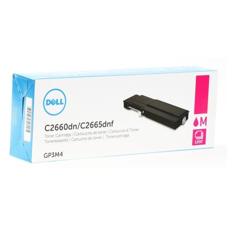 Toner magenta DELL pour C2660dn / C2665dnf  (FXKGW) (GP3M4), Toner Express : achat en ligne de Toner magenta DELL pour C2660dn /