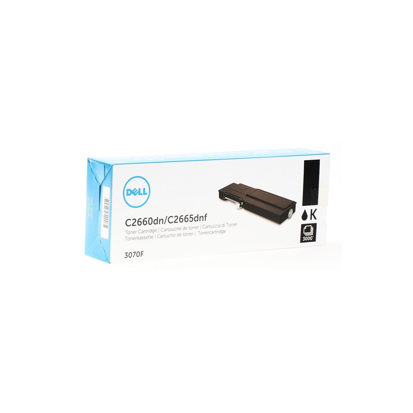 Toner noir DELL haute capacité pour C2660dn / C2665dnf  (Y5CW4) (3070F), Toner Express : achat en ligne de Toner noir DELL haute
