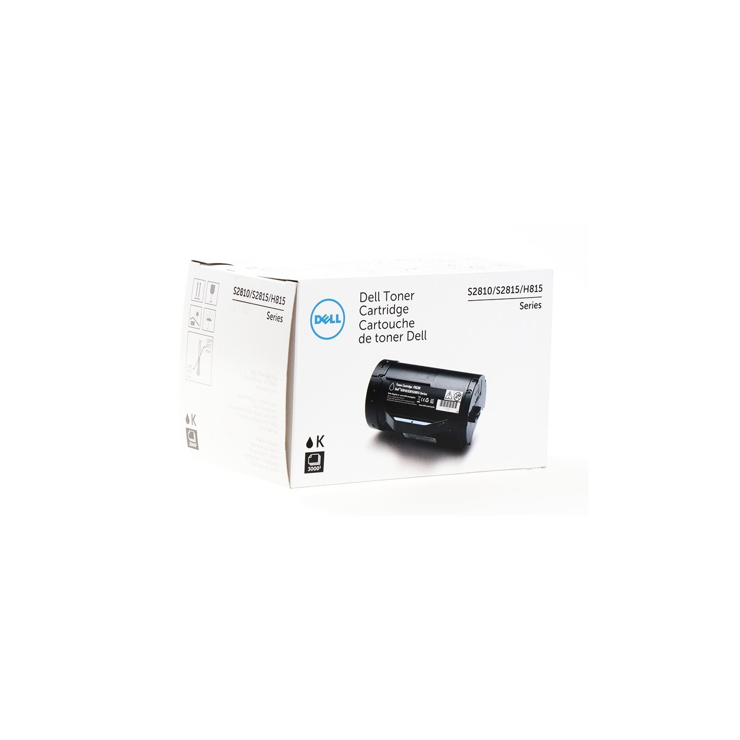Toner noir DELL Haute capacité pour S 2810, H 815dw, ...