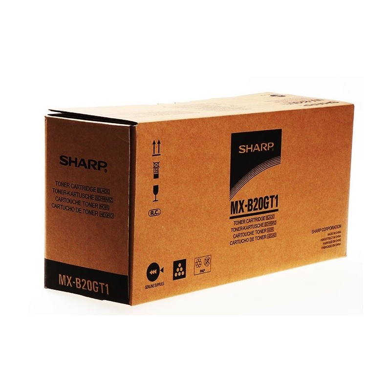 Toner Noir Sharp pour MX B200, B201DF (MXB20GT1)