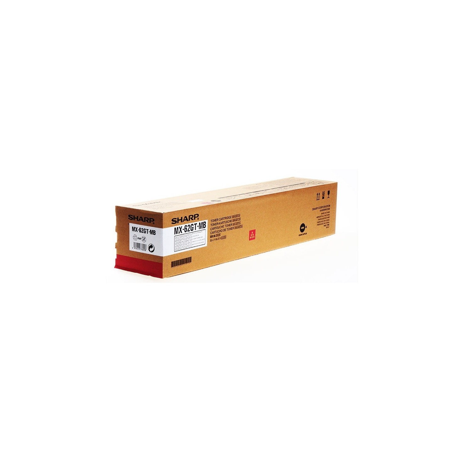 Toner magenta Sharp pour copieur MX-6240N, MX-7040N (MX62GTMA) (MX62GTMB)