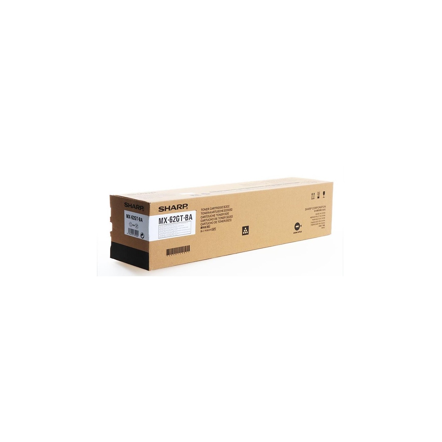 Toner noir Sharp pour copieur MX-6240N, MX-7040N (MX62GTBA)