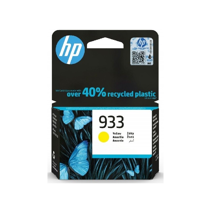 Cartouche Jaune HP pour officejet pro 6100 / 6600 / 6700 (N°933)