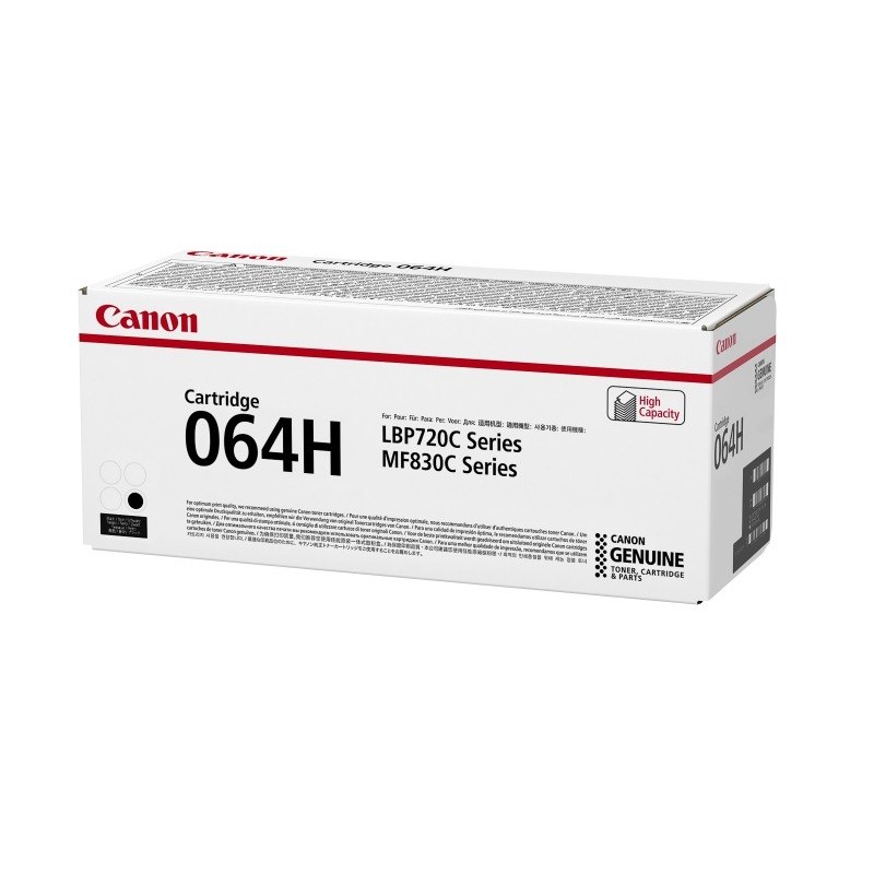 Cartouche Toner Noir Haute Capacité Canon N° 064H pour i SENSYS MF832Cdw