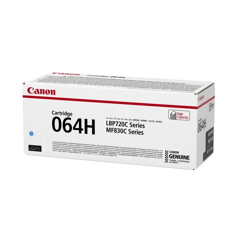 Cartouche Toner Cyan Haute Capacité Canon N° 064H pour i SENSYS MF832Cdw