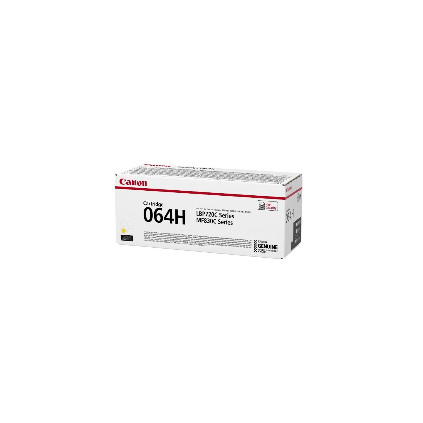 Cartouche Toner Jaune Haute Capacité Canon N° 064H pour i SENSYS MF832Cdw