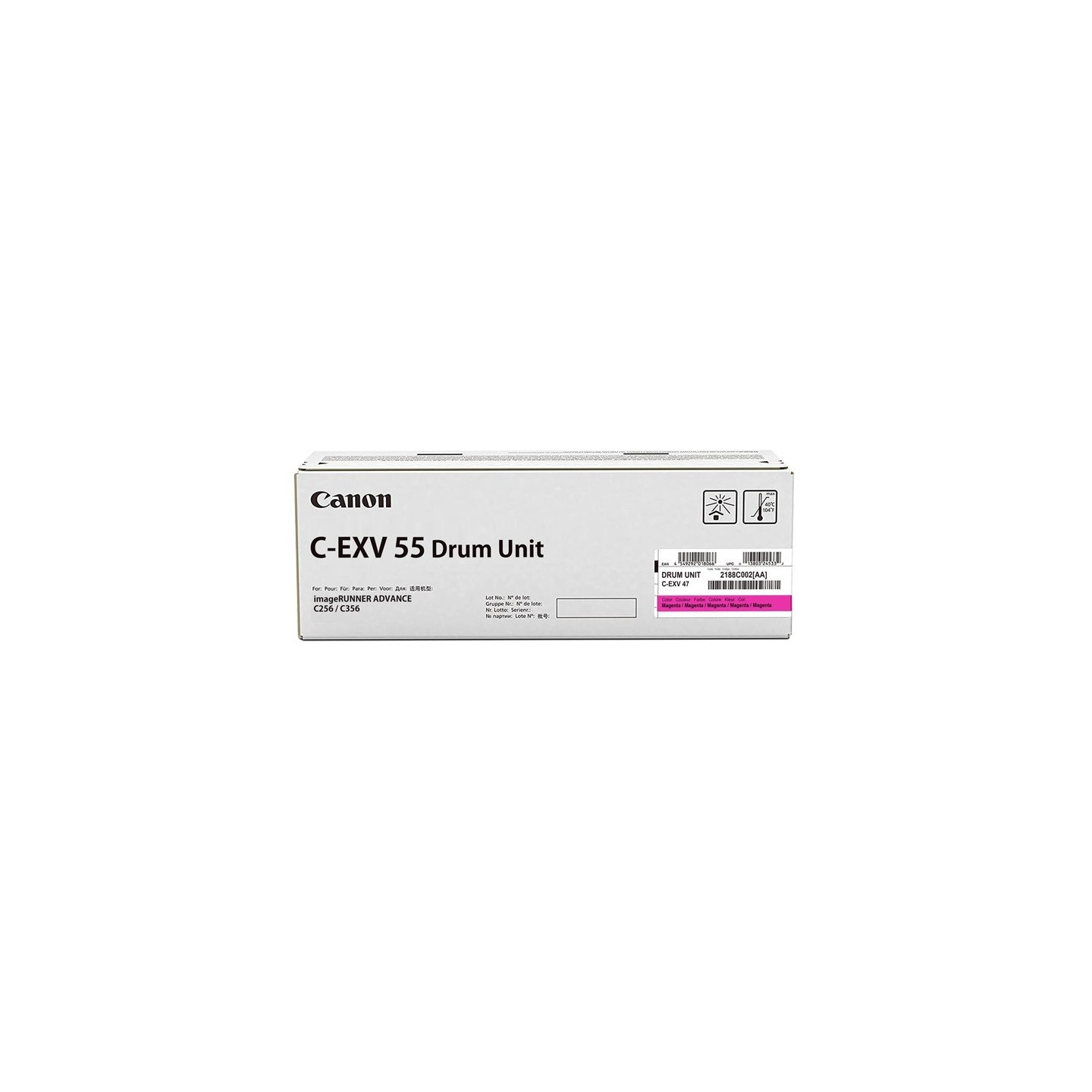 Tambour Magenta Canon pour imageRUNNER ADVANCE C256i/ C356i/ C356P (C-EXV55)