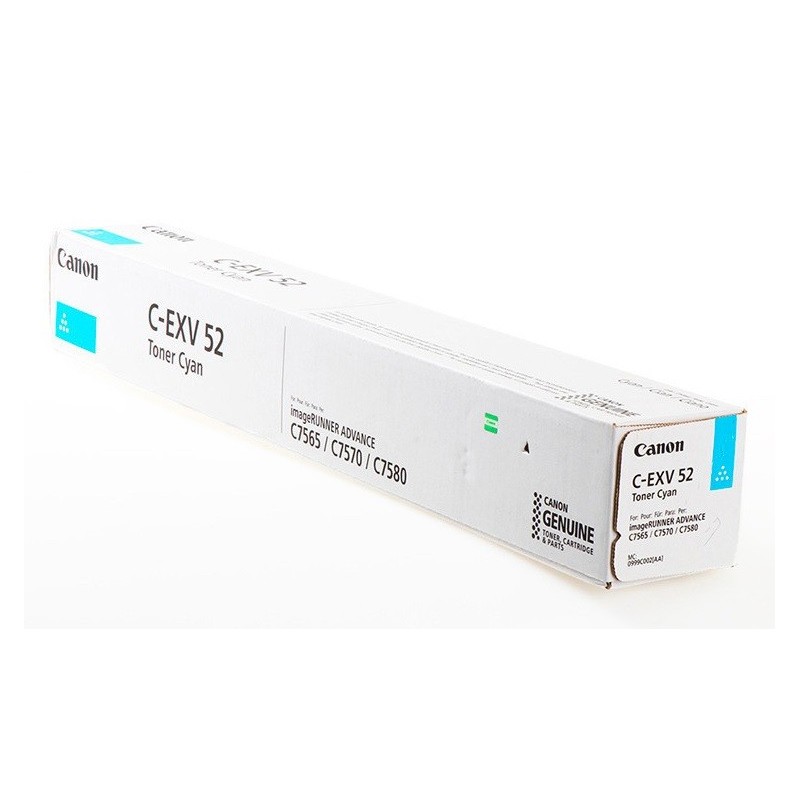 Toner Cyan Canon pour IR Advance C7565i, C7570i,... (C-EXV52)