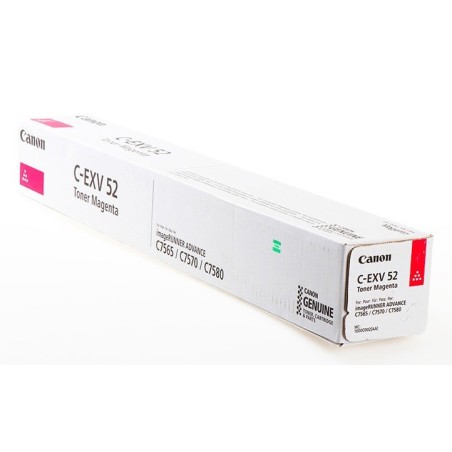 Toner Magenta Canon pour IR Advance C7565i, C7570i,... (C-EXV52)