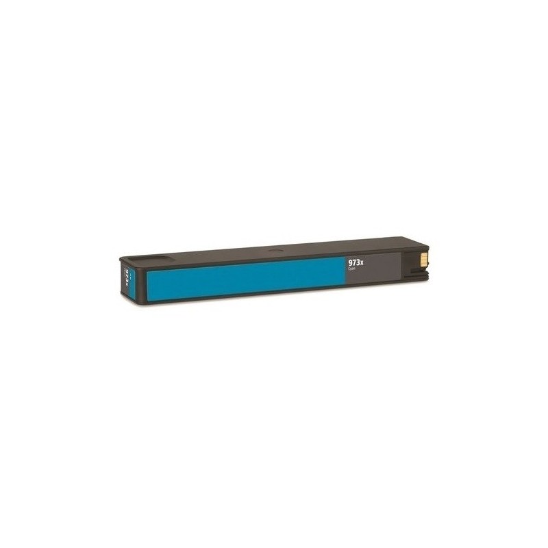Cartouche jet d'encre Cyan Haute Capacité Générique pour HP PageWide : Pro 452dw / 477dw ....(N°973X)
