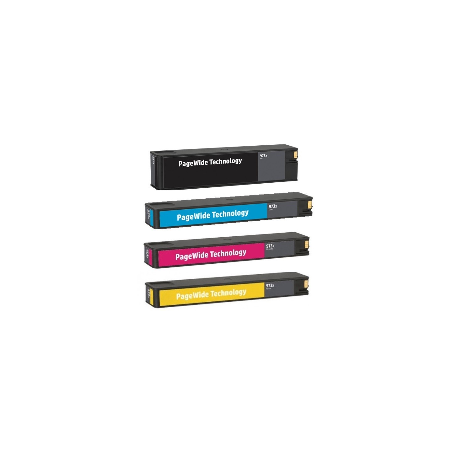 Pack 4 Cartouches jet d'encre Haute Capacité Générique pour HP PageWide : Pro 452dw / 477dw ....(N°973X)