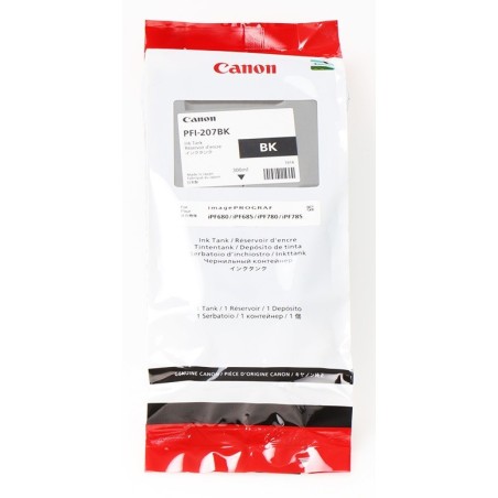Encre noir Canon pour  / IPF680 / IPF780..... (PFI-207), Toner Express : achat en ligne de Encre noir Canon pour  / IPF680 / IPF