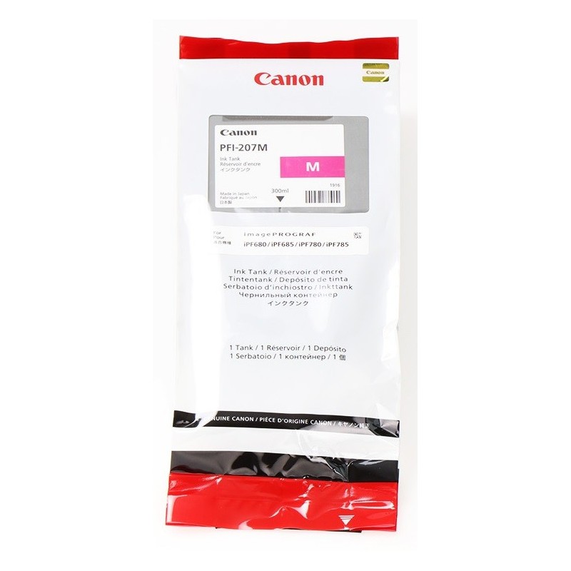 Encre Magenta Canon pour  / IPF680 / IPF780..... (PFI-207)