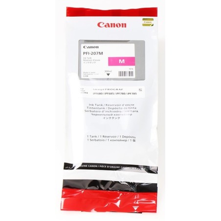 Encre Magenta Canon pour  / IPF680 / IPF780..... (PFI-207)