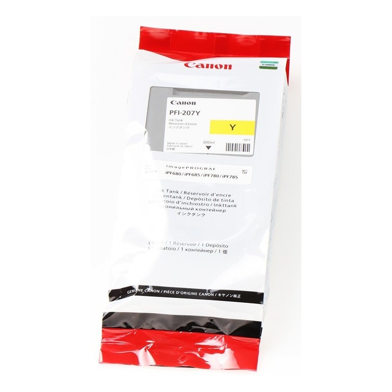 Encre Jaune Canon pour  / IPF680 / IPF780..... (PFI-207)
