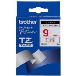Ruban Matriciel rouge Brother  (TZ-222) 9mm, Toner Express : achat en ligne de Ruban Matriciel rouge Brother  (TZ-222) 9mm pour 