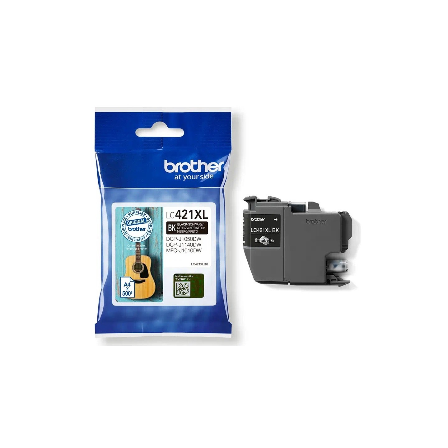 Cartouches Noire Brother Haate Capcité pour DCP-J1050dw / DCP-J1140dw / MFC-J1010dw