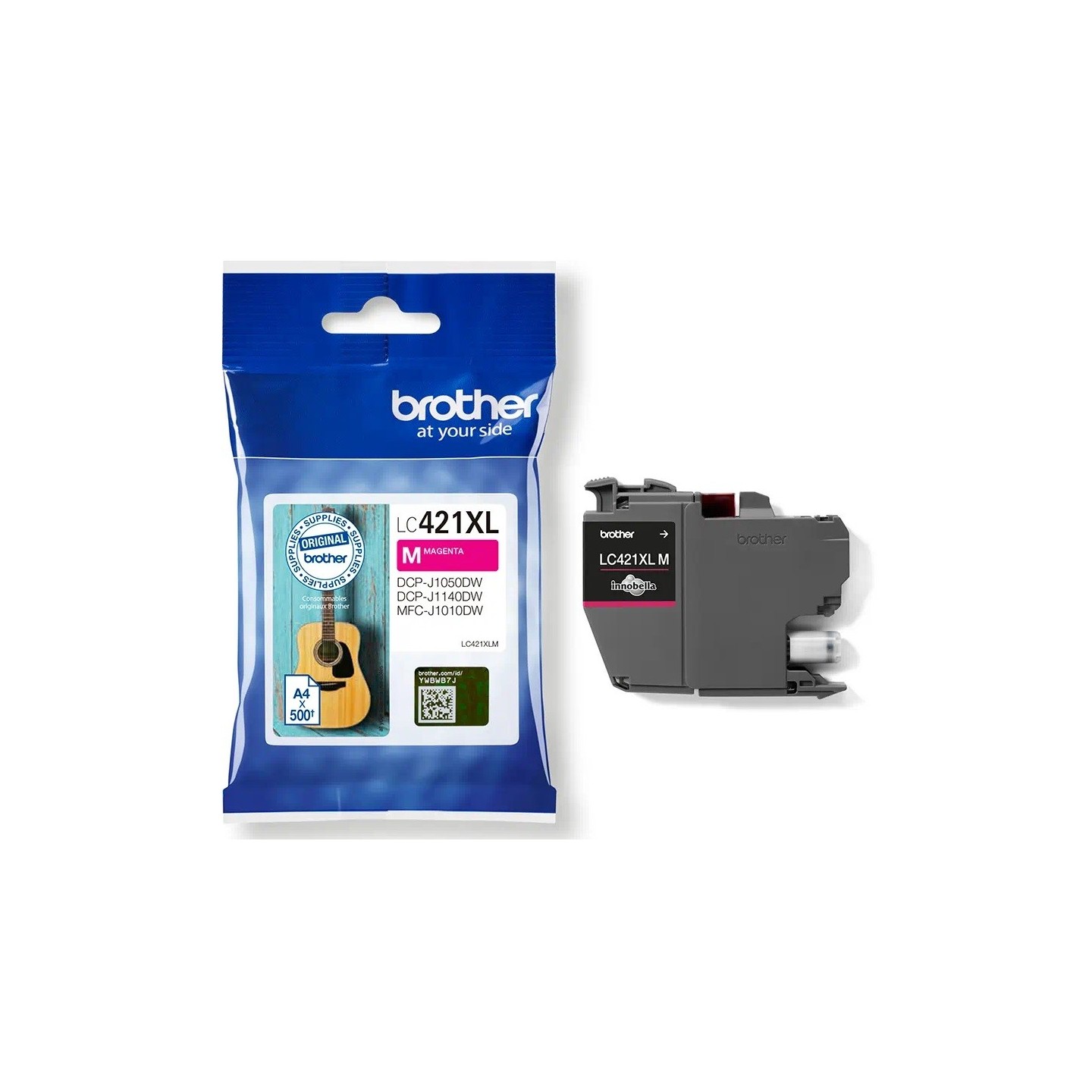 Cartouche Magenta Brother Haute Capacité pour DCP-J1050dw / DCP-J1140dw / MFC-J1010dw