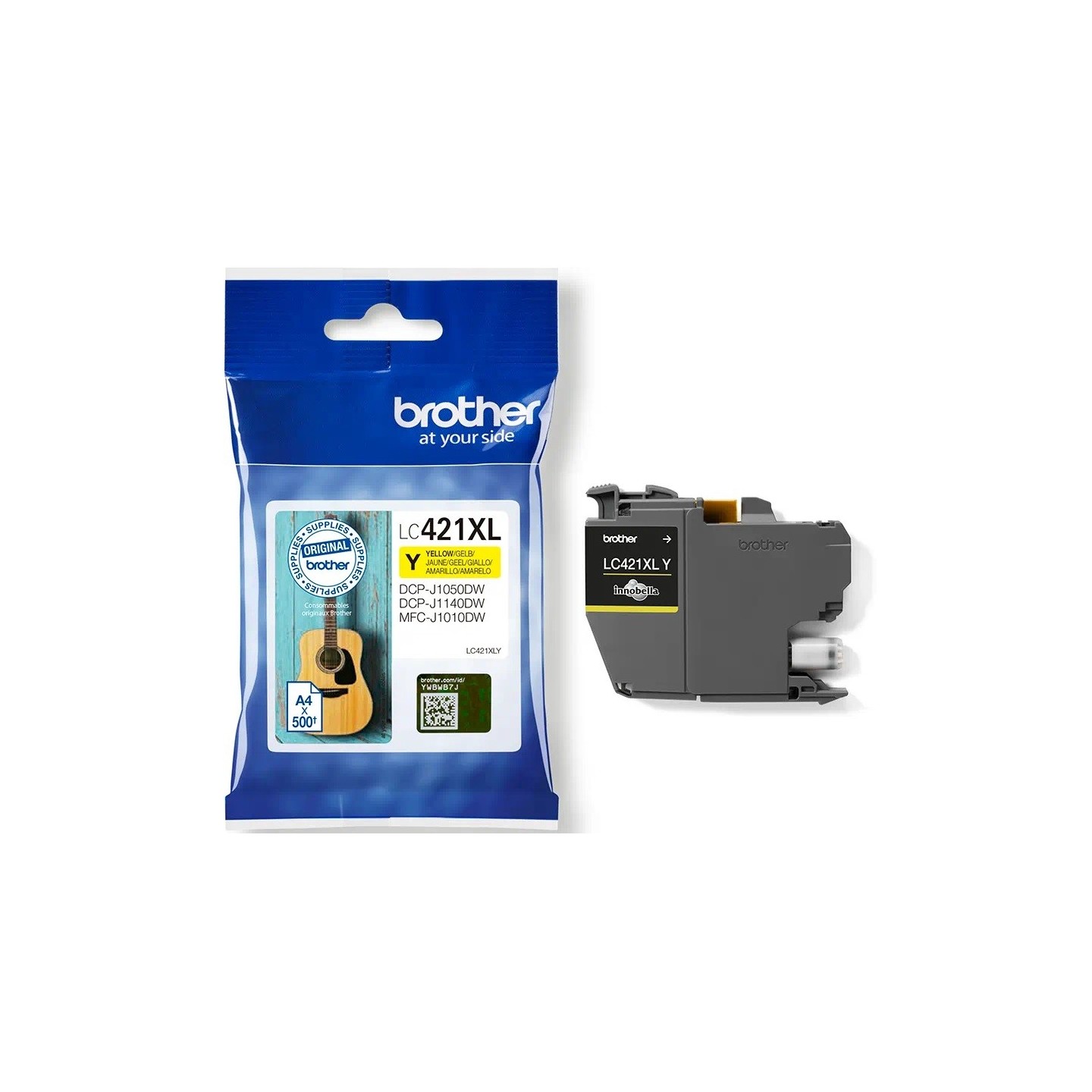 Cartouche Jaune Brother Haute Capacité pour DCP-J1050dw / DCP-J1140dw / MFC-J1010dw