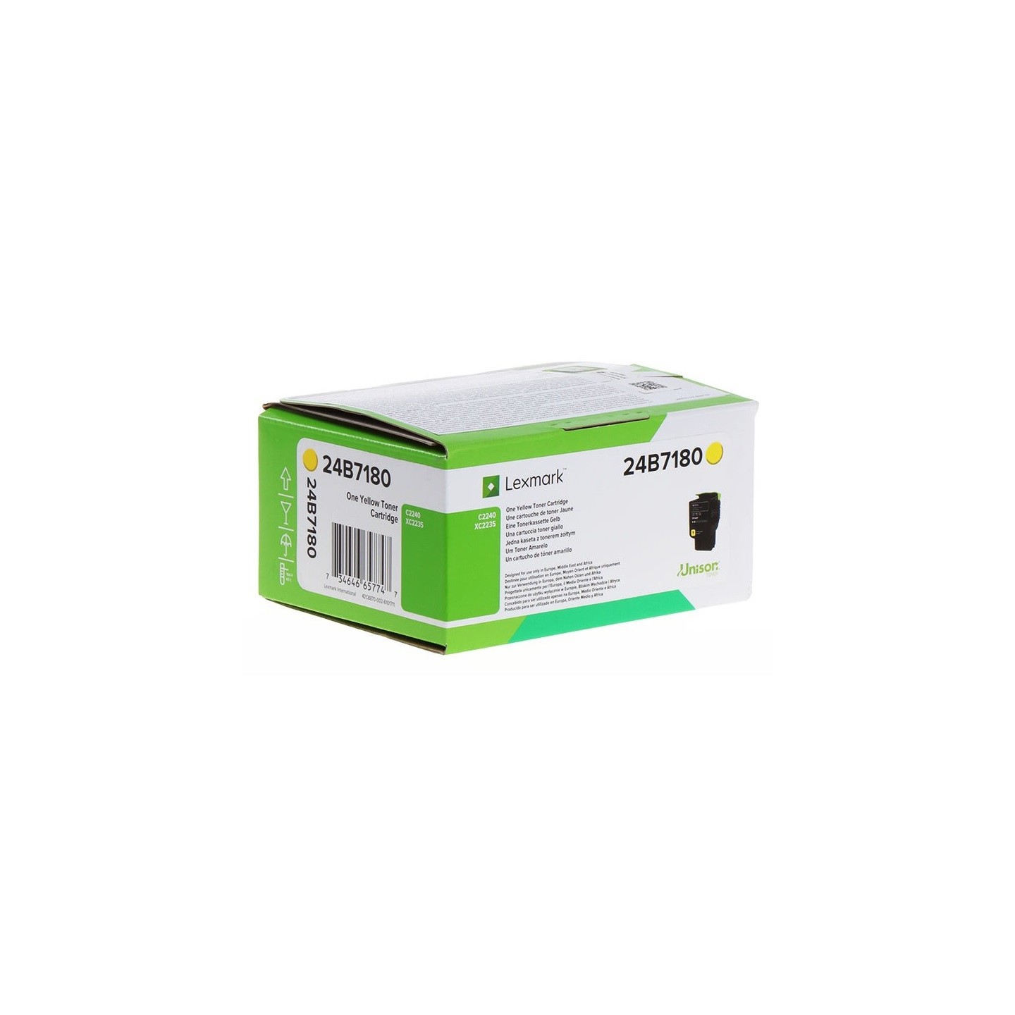 Cartouche de toner Jaune Lexmark pour XC2235, C2240