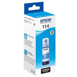 Cartouche Cyan Epson pour EcoTank  ET-8500, ... (114)