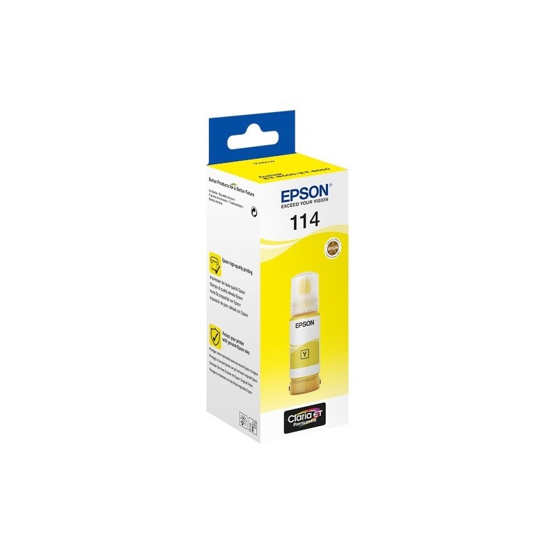 Cartouche Jaune Epson pour EcoTank  ET-8500, ... (114)