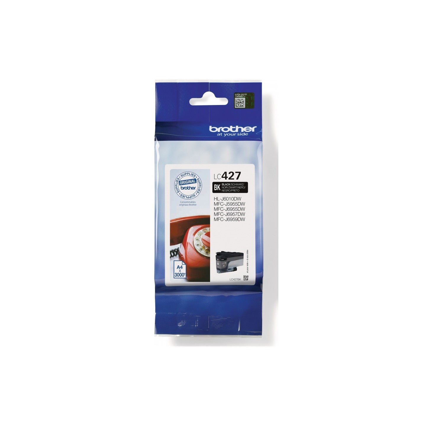 Cartouche Jet d'encre Noir BROTHER pour MFC-J6955DW, ... (3 000 pages)