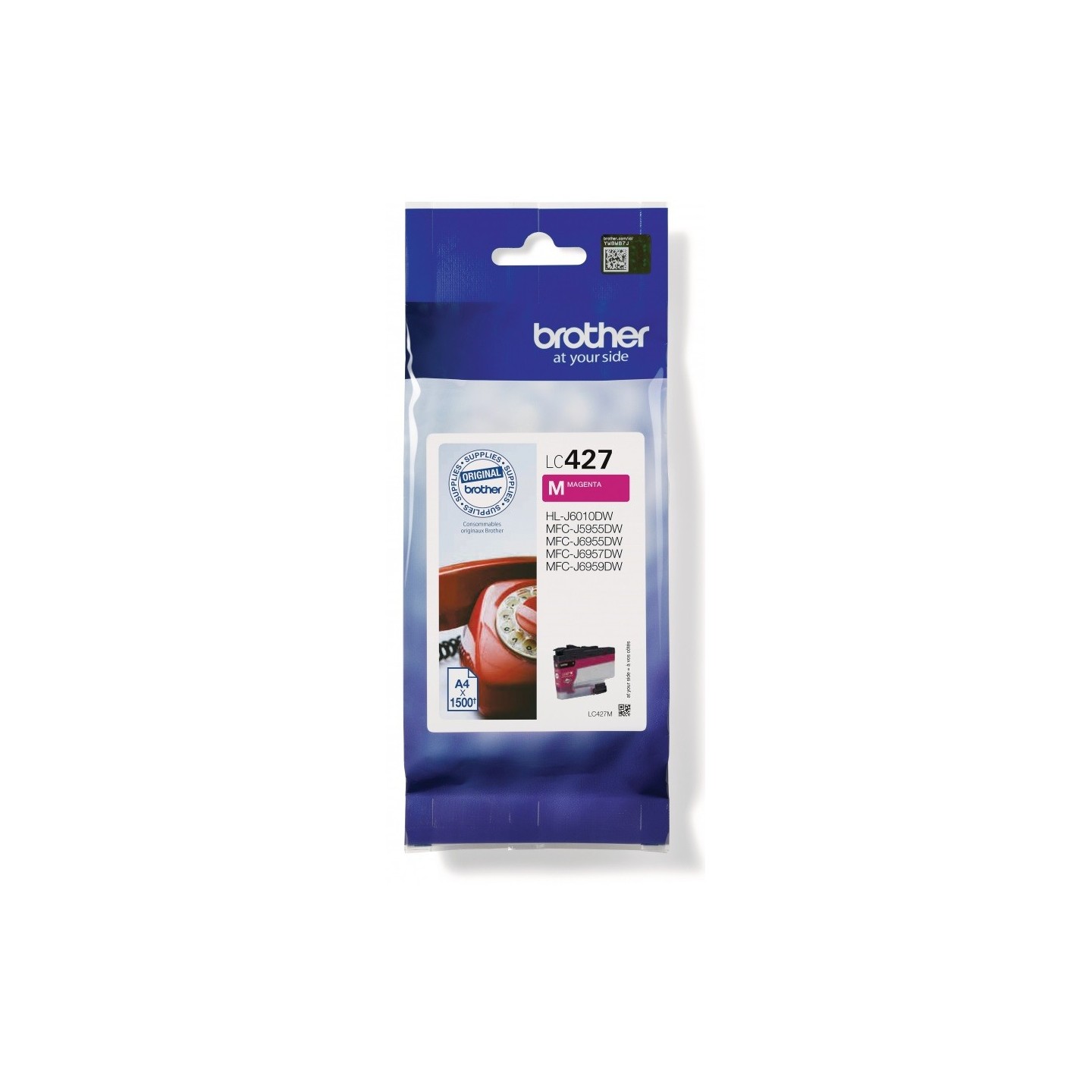 Cartouche Jet d'encre Magenta BROTHER pour MFC-J6955DW, ... (1 500 pages)
