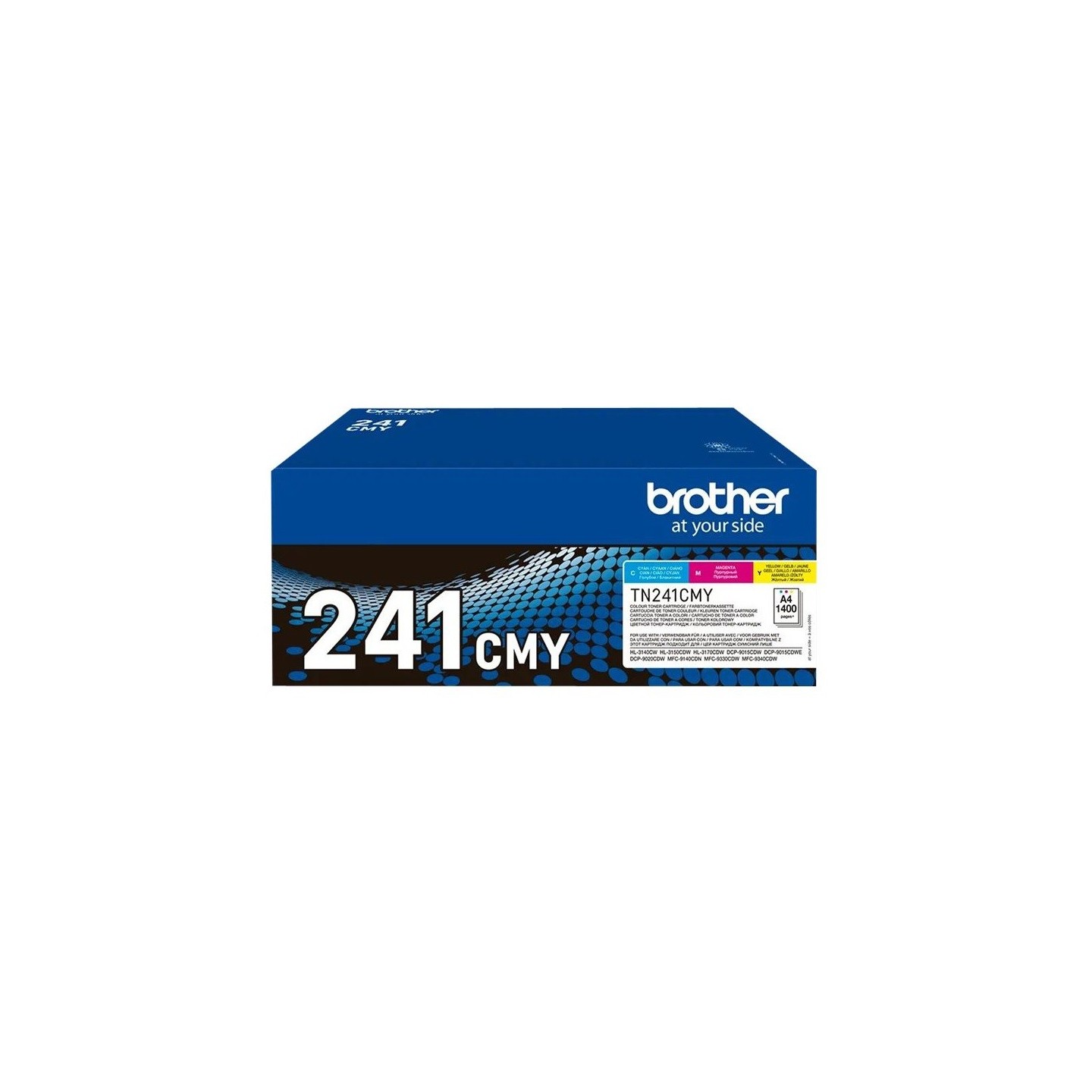 Pack 3 Toners couleur Brother pour DCP9020 / HL3140 (TN241CMY)....