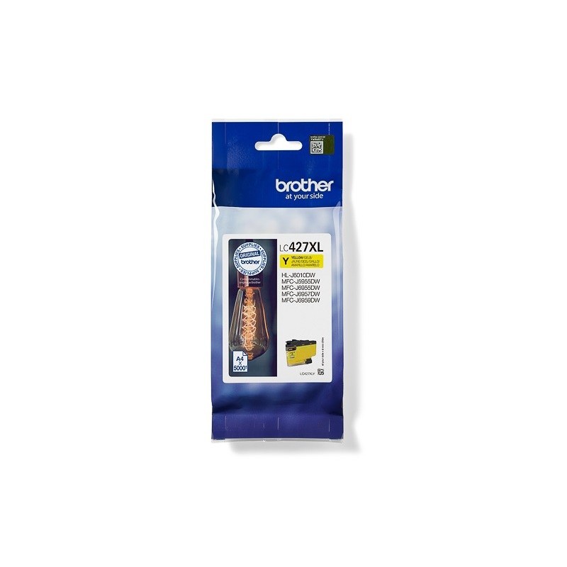 Cartouche Jet d'encre Jaune Haute Capacité BROTHER pour MFC-J6955DW, ... 