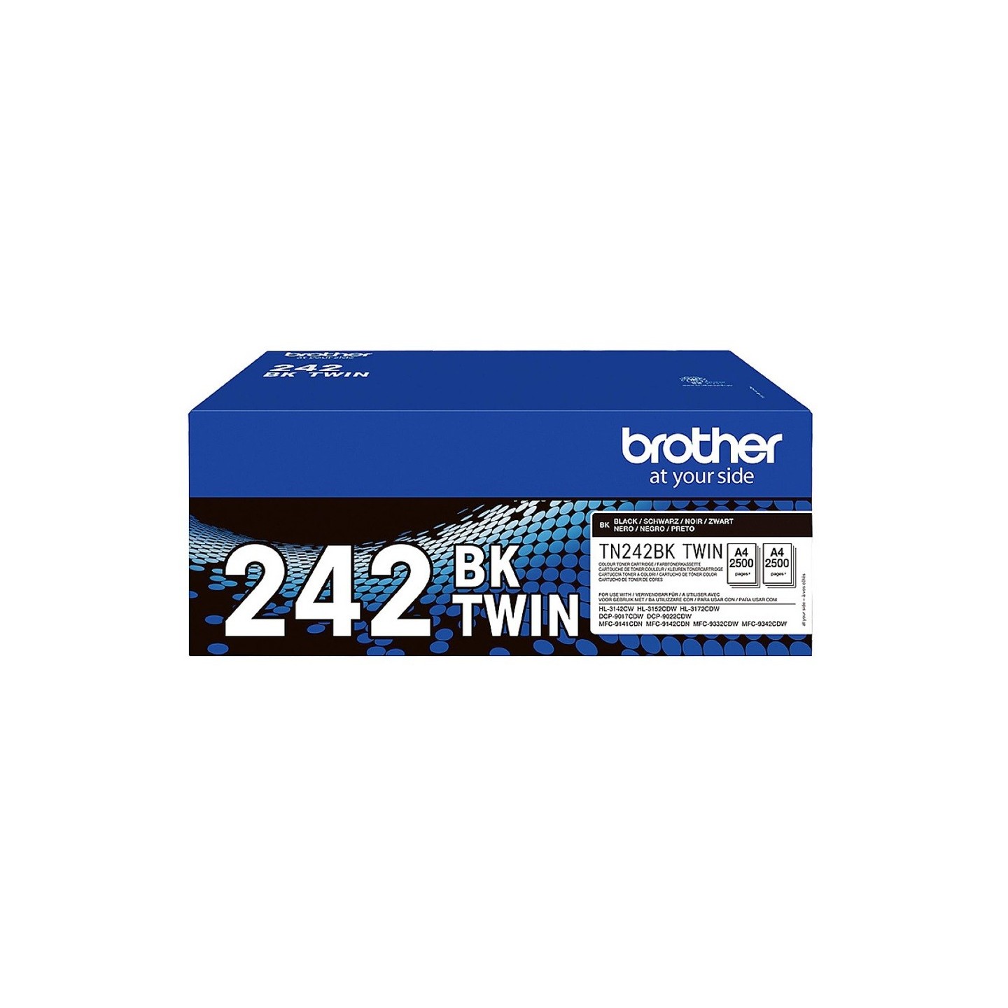 Pack de 2 Toner Noir Brother TN242BK pour DCP9022CDW / HL3152CDW ....(TN242BKTWIN)
