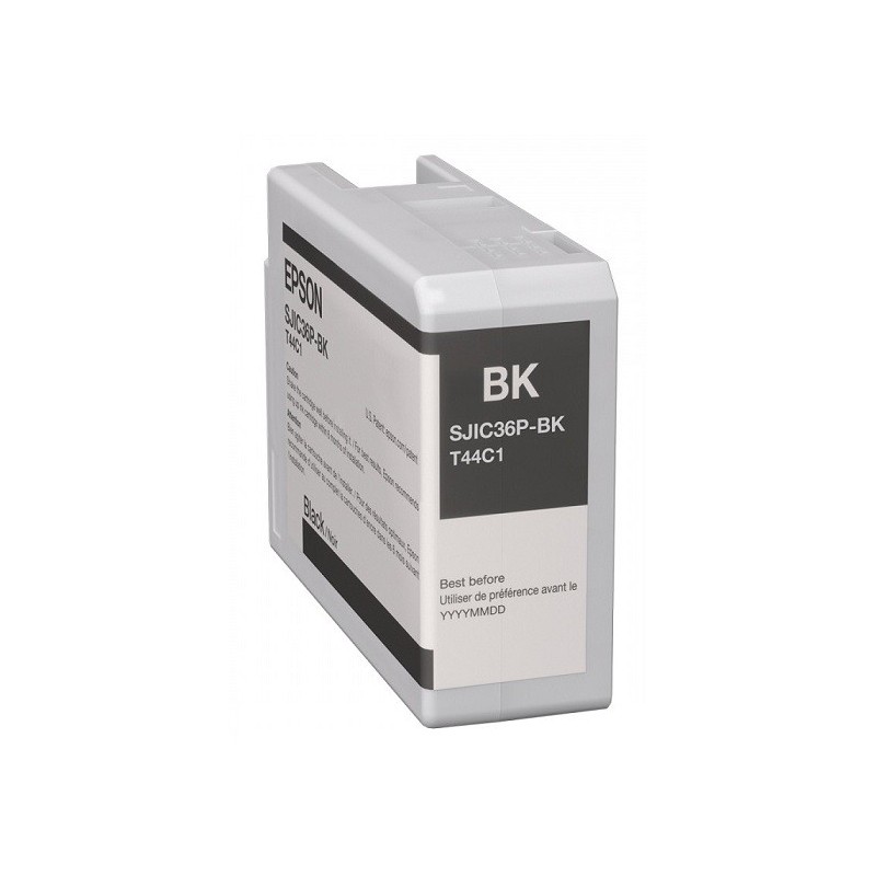 Cartouche d'encre Noire Epson pour ColorWorks C6500, ... (SJIC36P-BK)