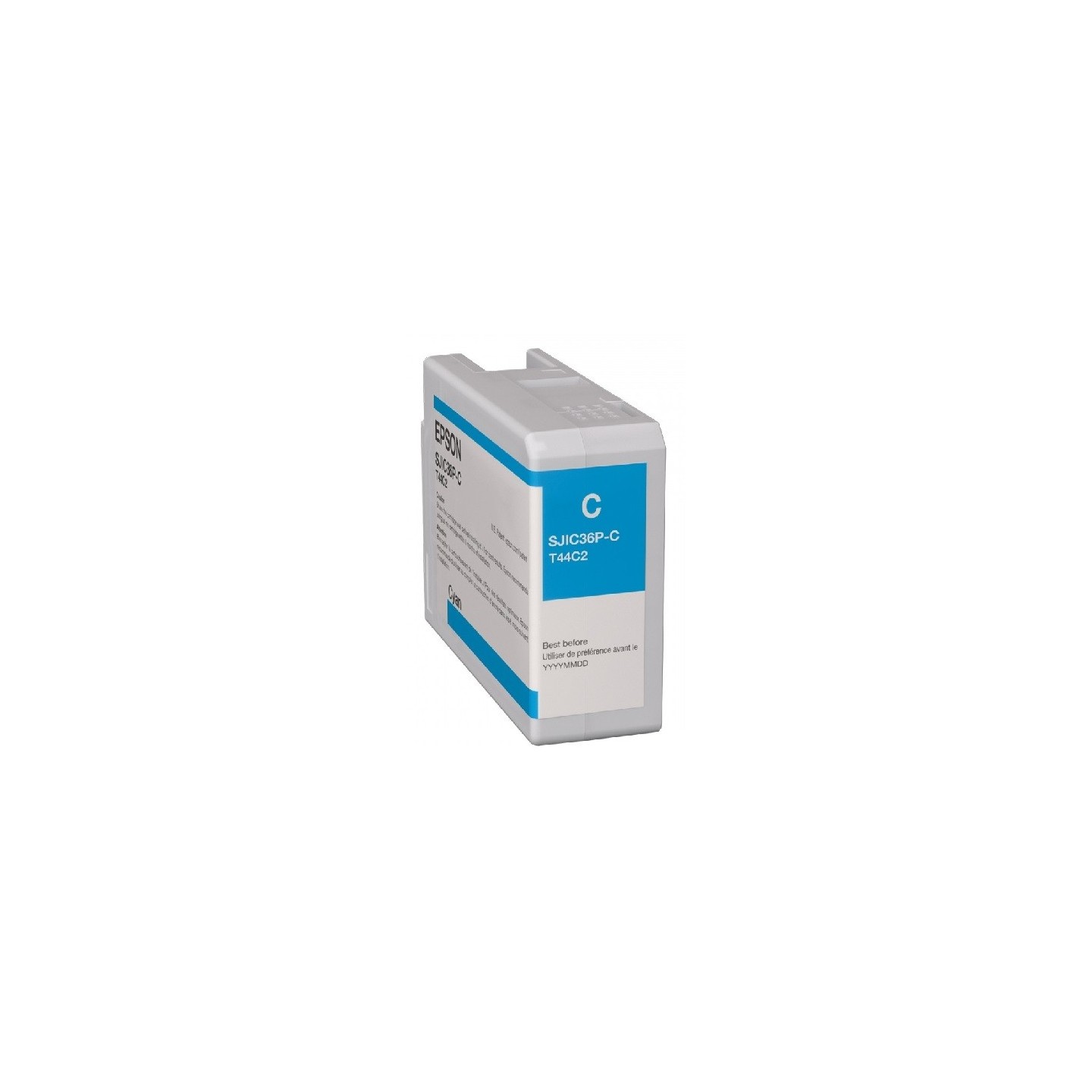 Cartouche d'encre Cyan Epson pour ColorWorks C6500, ... (SJIC36P-C)
