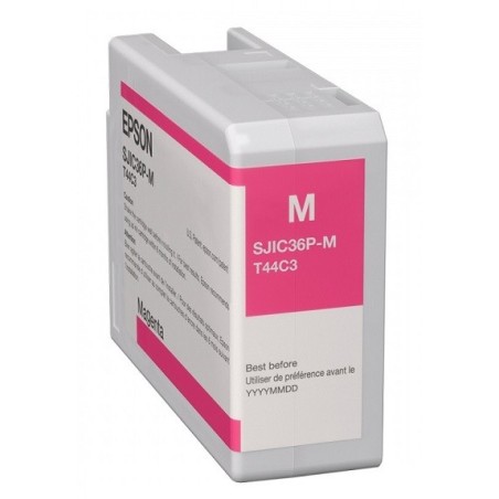 Cartouche d'encre Magenta Epson pour ColorWorks C6500, ... (SJIC36P-M)