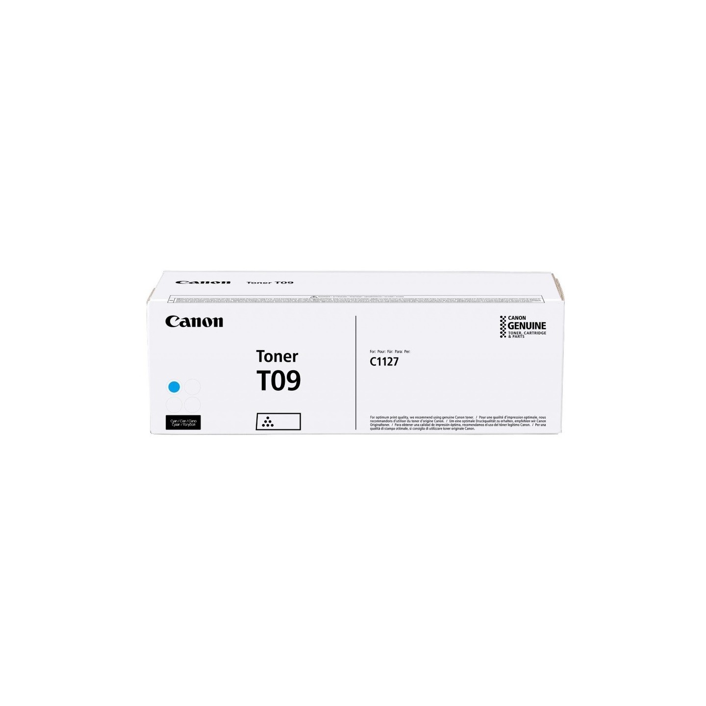 Toner Cyan Canon pour I Sensys XC1127i, ...(T09)