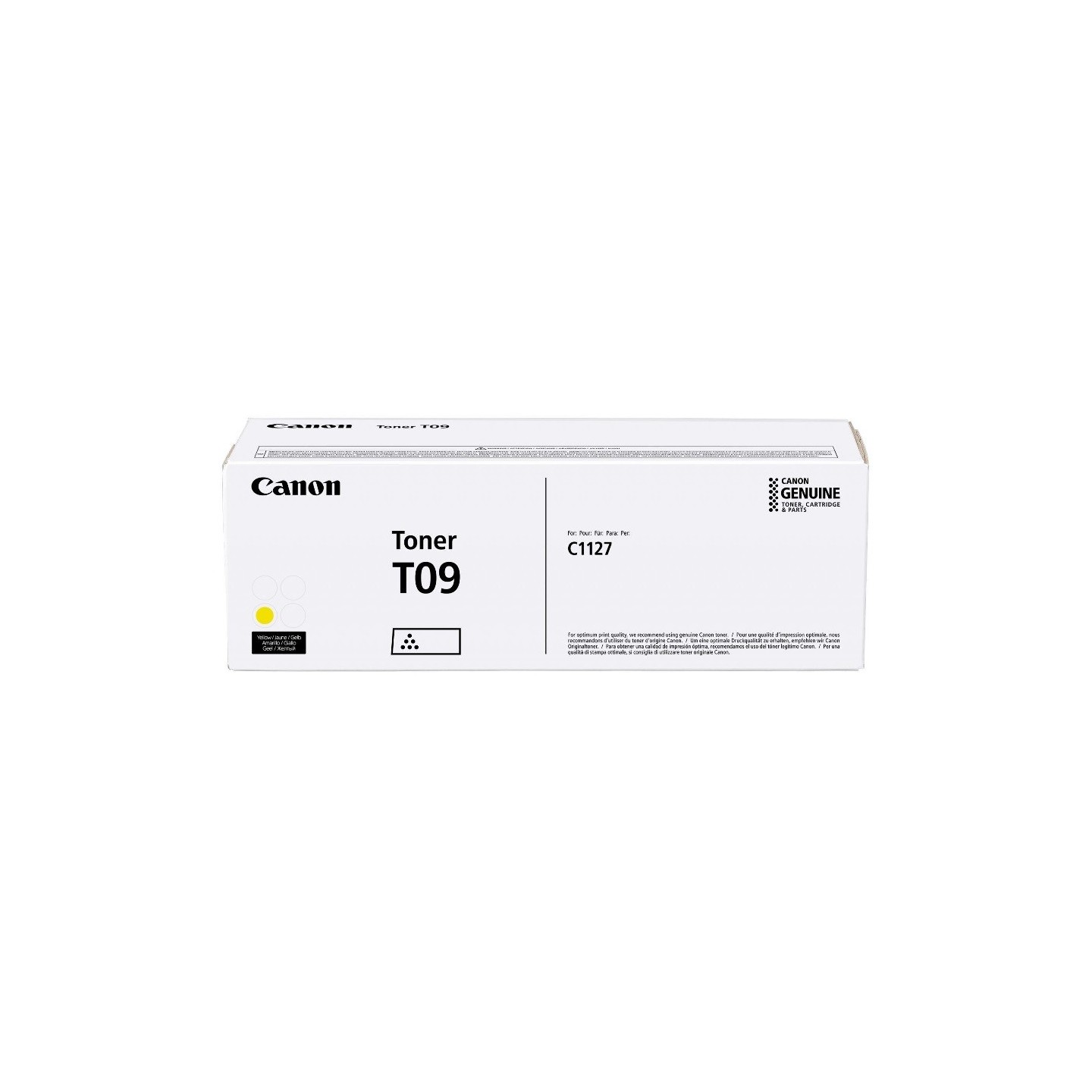 Toner Jaune Canon pour I Sensys XC1127i, ...(T09)