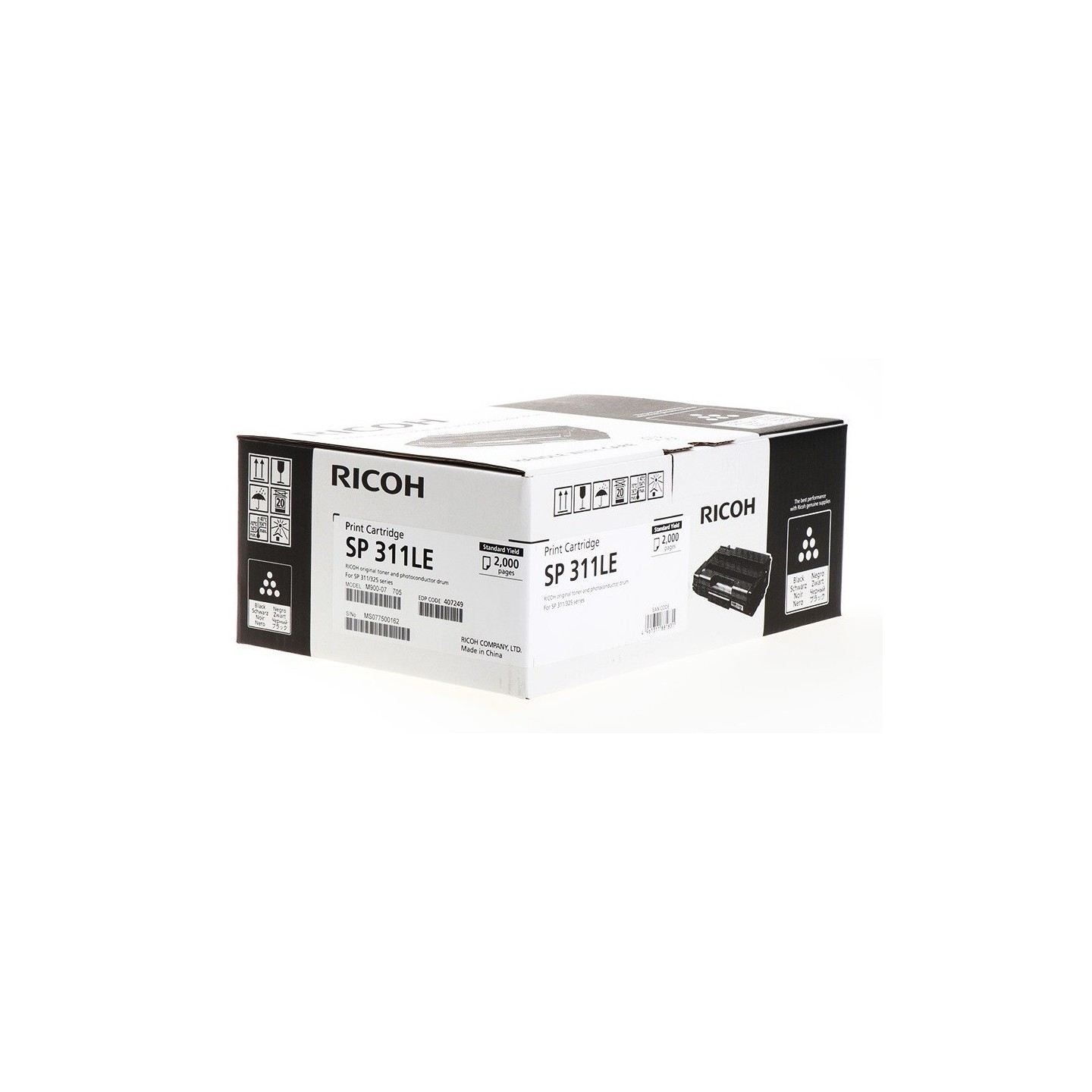 Toner Ricoh pour Aficio SP311DN/ 311DNw