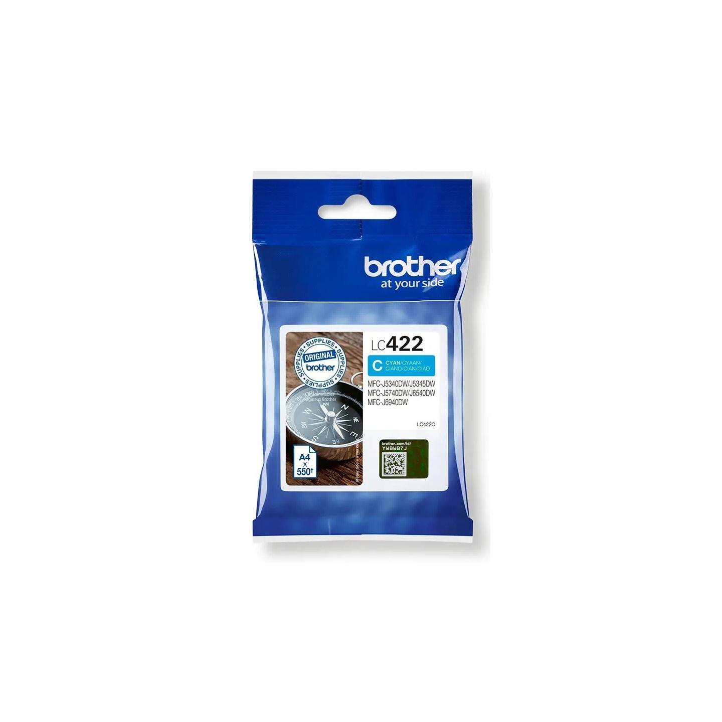 Cartouche Cyan Brother pour MFC-J5340dw / MFC-J5345dw / MFC-J5740dw